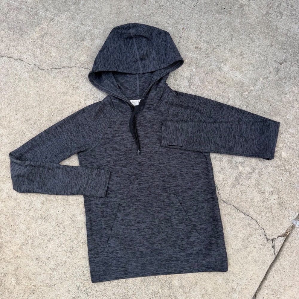 Outdoor Voices Hoodie Women S Gray CloudKnit Pullover Active Athleisure